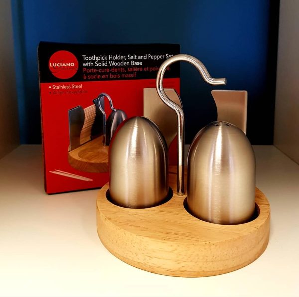 Toothpick Holder, Salt and Pepper Set