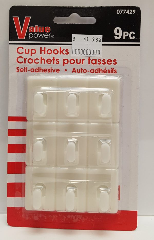 Cup Hooks 9pcs