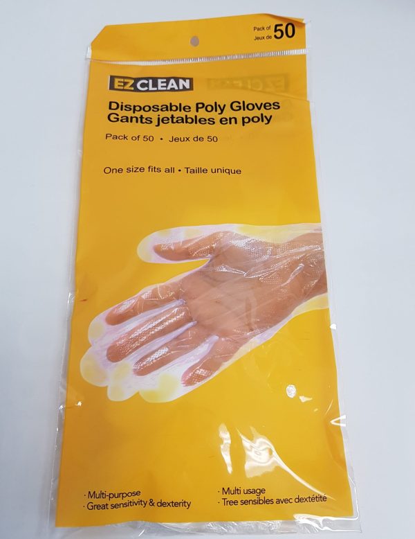 Disposable Poly Gloves 50pairs