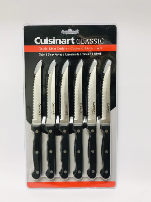 Cuisinart 6pc steak knives