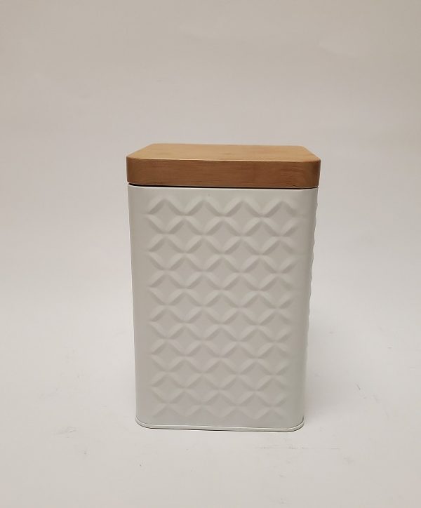 Metal Canister 44oz Sq