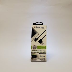 Charge Cable Micro USB  6ft Black