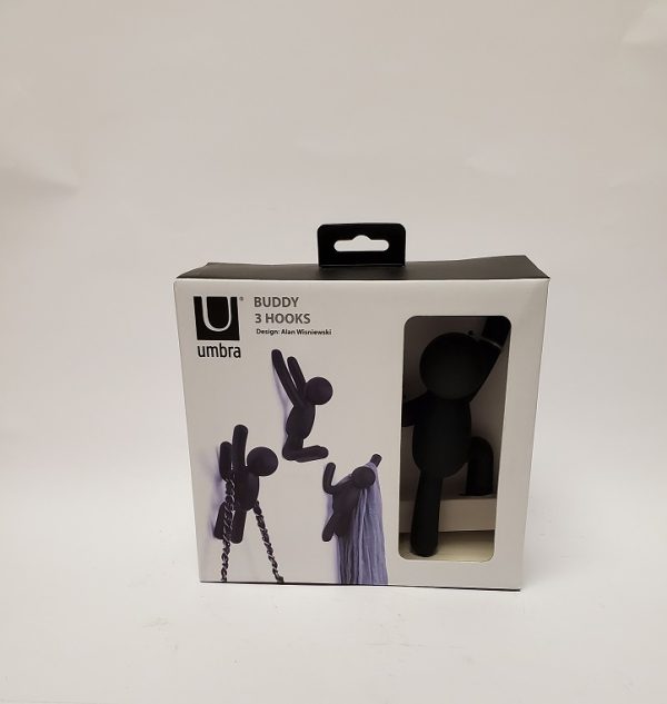 Buddy 3 Hooks Black