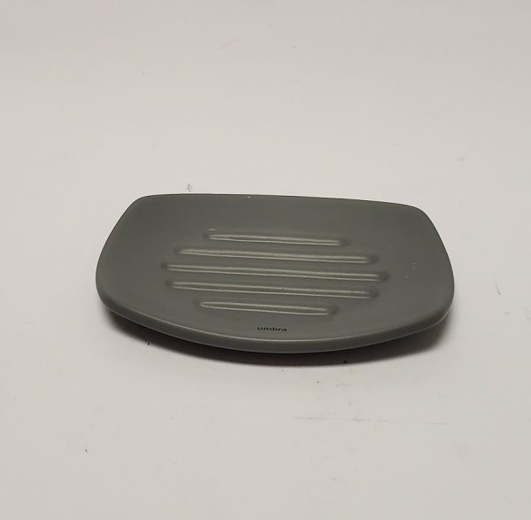 Ceramic Soap Dish Grey