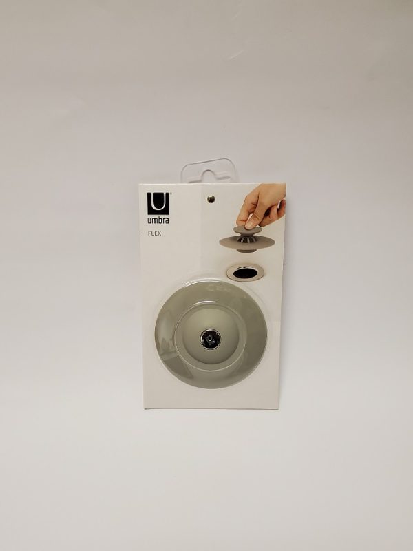 Flex Drain Stop and Hair Catcher - Grey