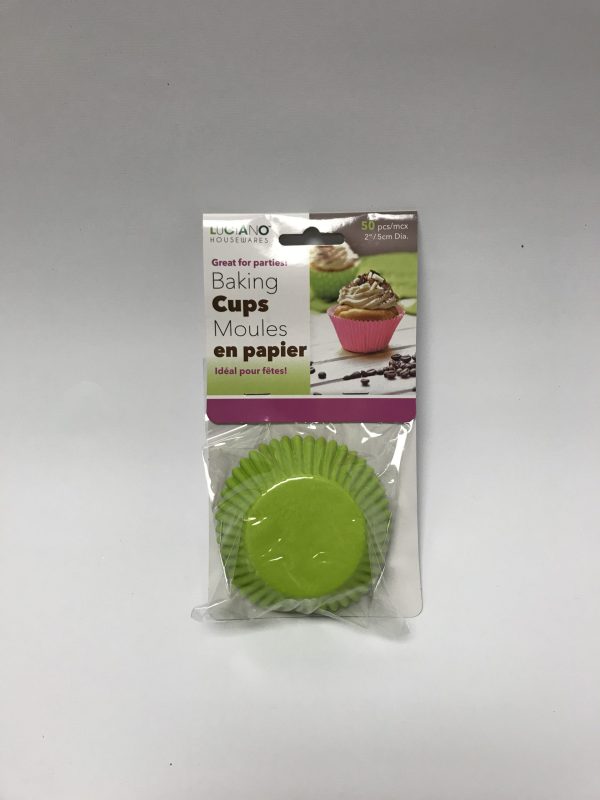 Paper Baking Cups 50s - Green