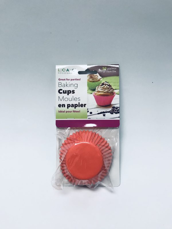 Paper Baking Cups 50s - Orange