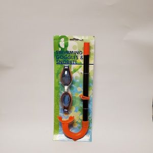 Swim Googles and Snorkel Set -Orange
