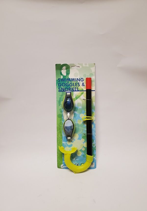 Swim Googles and Snorkel Set - Lt Green