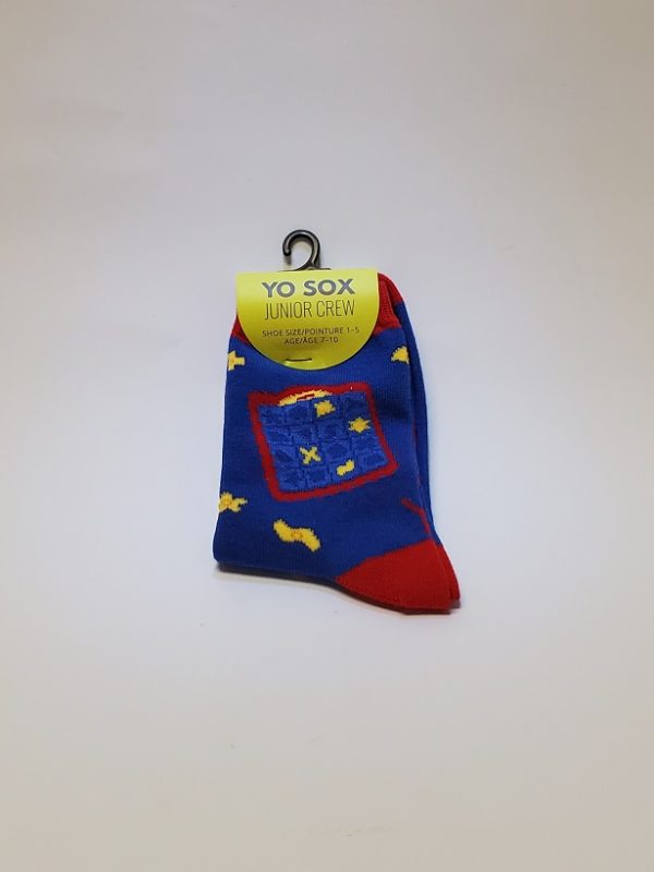 Yo Sox  Shoe Size 1-5 Age 7-10  - Box Socks