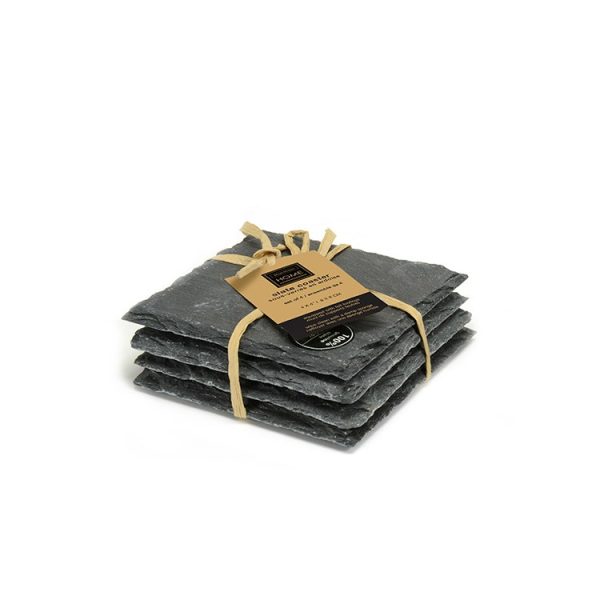 Slate Square Coaster 4s