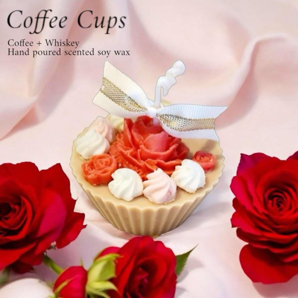 Coffee Cupcake Candle  (Scented Candle)